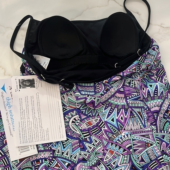 A Shore Fit One piece Swim suit dress size 6 - Picture 8 of 9